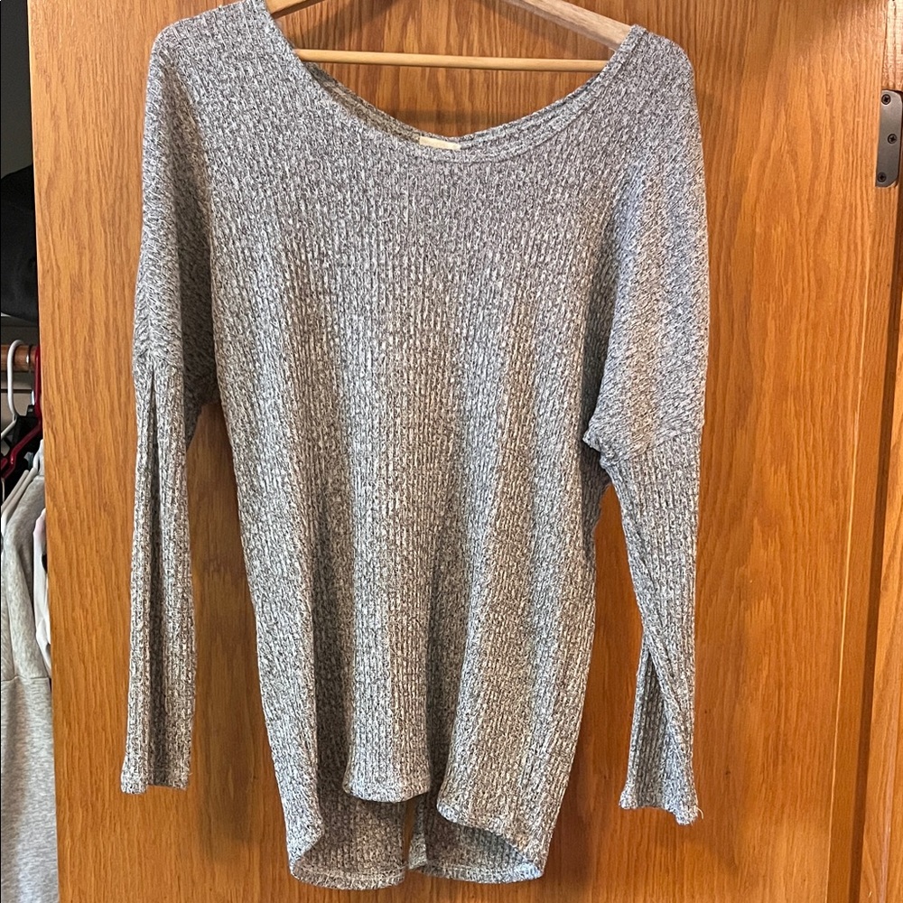 Daytrip Heathered Gray Women's Sweater